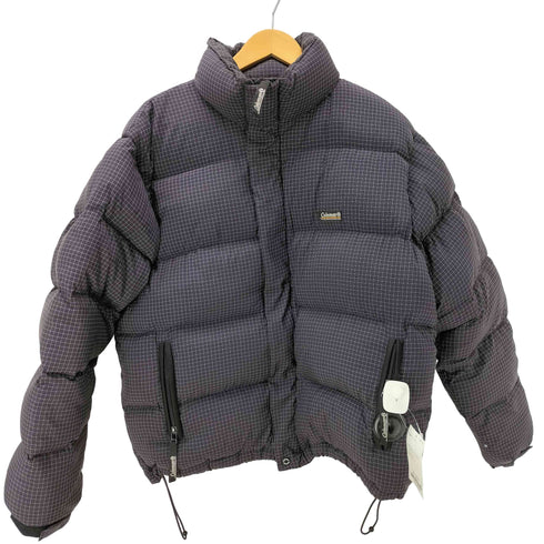 コールマン COLEMAN OUTDDOOR CLOTHING グラフチェック フェザー ダウン ジャケット 裾ドローコード メンズ import:L